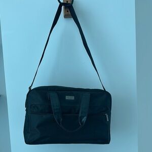 Jimmy Choo Black Messenger Bag with Adjustable Strap